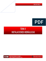 Tema 5 Instalaciones Hidraulicas PDF