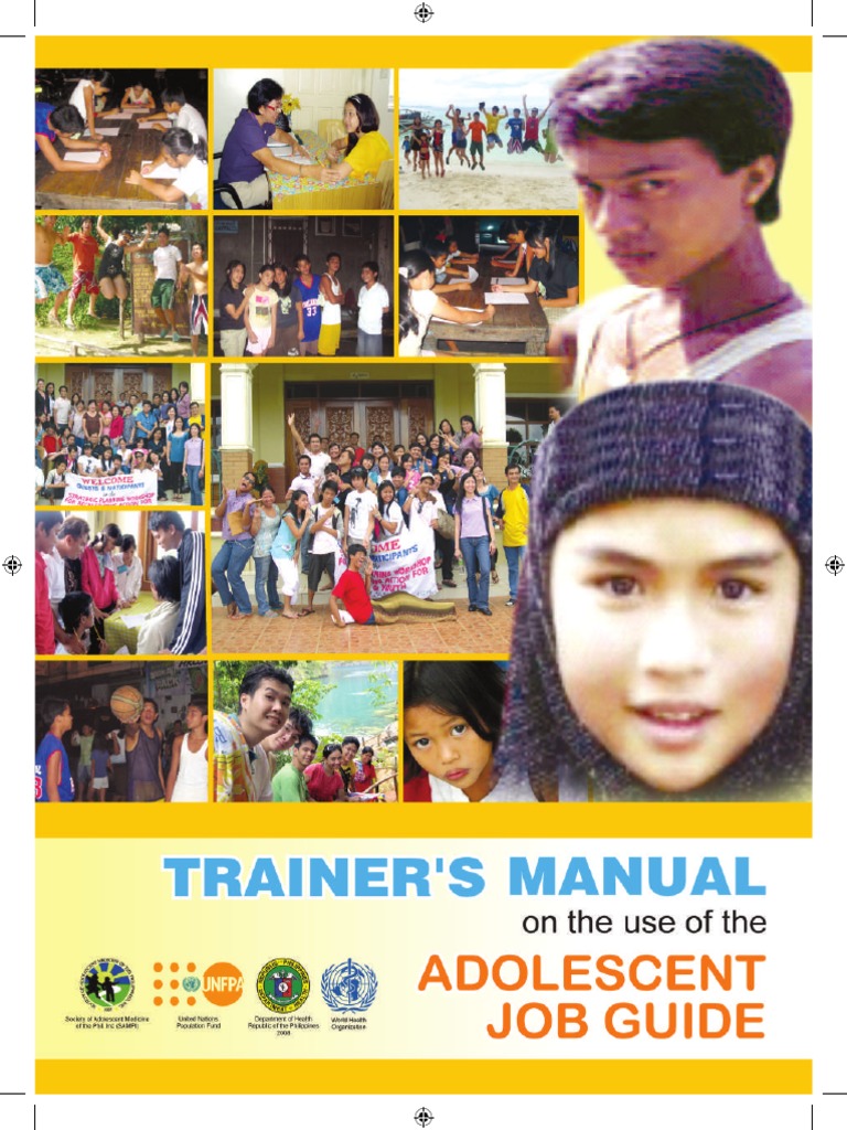 Trainer's Manual for Adolescent Job Aid | PDF | Adolescence | Health Care