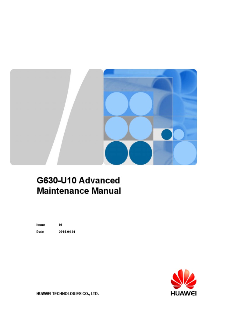 G630U10 Advanced Maintenance Manual PDF Wi Fi Headphones