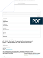 API MPMS Chapter 19 - Evaporation Loss Measurement - Section 2 - Evaporative Loss From Floating Roof Tanks