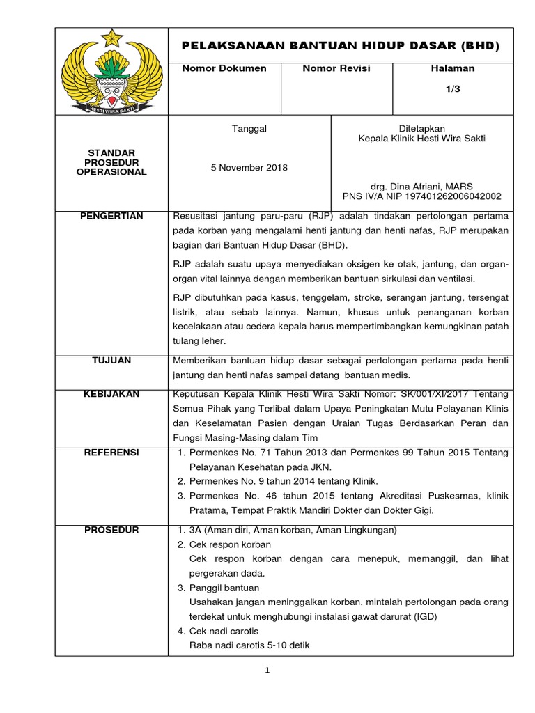 Sop BHD | PDF