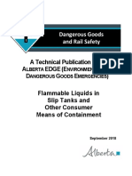 Dangerous Goods and Rail Safety: A Technical Publication From A Edge (E D G E)