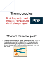 Thermocouples: Most Frequently Used Method To Measure Temperatures With An Electrical Output Signal