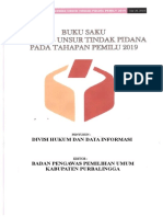 Buku Saku Unsur Pidana Dalam Pemilihan Umum