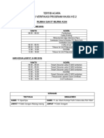 Tertib Acara Survei Verifikasi 23-24 Mei 2019