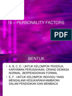 16 - Personality Factors