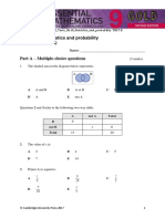 emac gold 2e year 9 ots tests ch10 statistics and probability test b