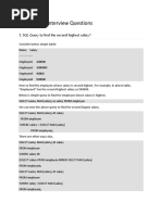 SQL SERVER Interview Questions