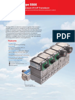 Type 550X: Miniature I/P, E/P Transducer