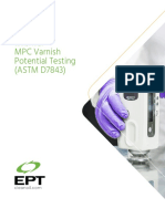 MPC Oil Varnish Potential Testing ASTM D-7843 - White - Paper - Sep - 2016 PDF