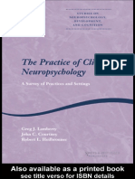 The Practice of Clinical Neuropsychology (Greg J. Lamberty) PDF