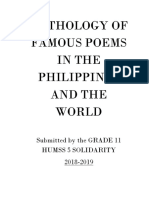 Anthology of Famous Poems in The Philippines and The World