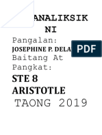 Pananaliksik Ni Josephine