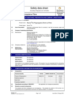 Safety Data Sheet: Recron 3s Polypropylene Fibre