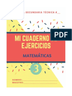 Cuaderno de Ejercicios Matemáticos 3