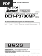 DEH-P3700MP: Multi-Cd Control High Power Cd/Mp3/Wma Player With Fm/Am Tuner