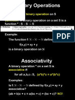 Binary Operations L2