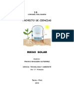 Riego Solar PROYECTO