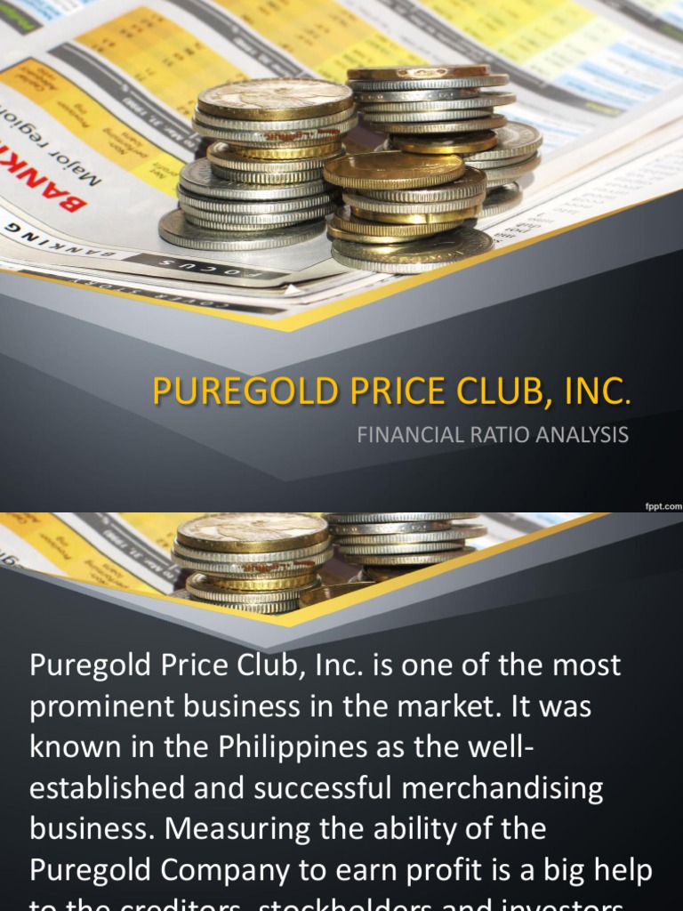 Puregold Financial Ratio Analysis | PDF | Revenue | Gross Margin