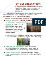 Causes of Deforestation: Mining, Climate Change, Urbanization