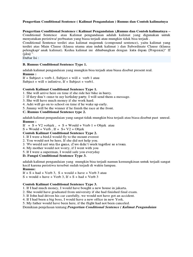 Conditional Sentence Semantics Linguistic Typology