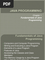 Fundamentals of Java Programming