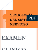 Examen clínico sistema nervioso semiologia