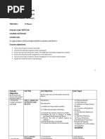 Nutrition Outline