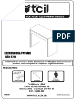 2436-Esquema de Monntagem Escrivaninha Twister