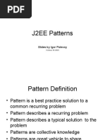 J2EE Patterns: Slides by Igor Polevoy