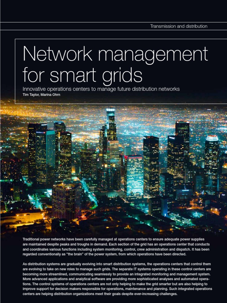 SmartGrid Management | PDF | Electrical Grid | Smart Grid