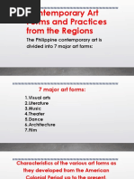 Timeline of Philippine Arts | PDF | Contemporary Art | Communication Design