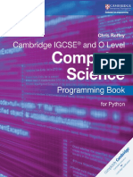 Cambridge IGCSE Computer Science Programming Book For Python