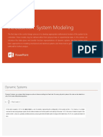 Introduction System Modeling