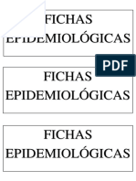 Fichas Epidemiologicas