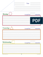 Weekly Planner For Kids PDF