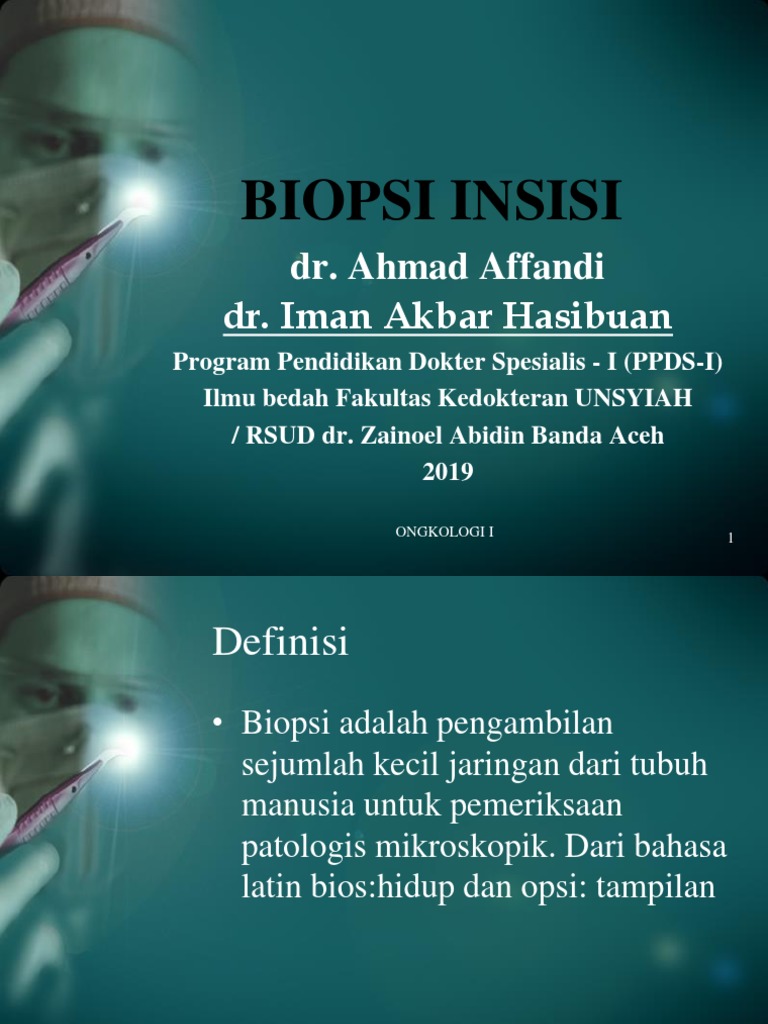 Biopsi Insisional: Panduan Praktis | PDF