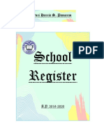 School Register: Yuri Harris S. Pamaran