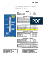 Ficha Técnica TR 20 X 0 625 1129 - 33 LB-PIE X-52 PSL1 TUBACERO E60MT DQ