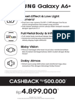 Spec Card-A6+ - Cashback