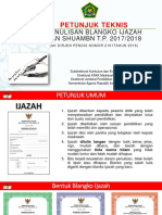 Juknis Penulisan Ijazah 2018 PDF