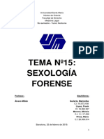 Sexología Forense: Diagnóstico de Violación y Desfloración