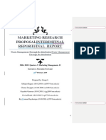 Marketing Research Proposalinterimfinal Reportfinal Report