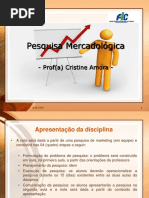 Pesquisa mercadológica