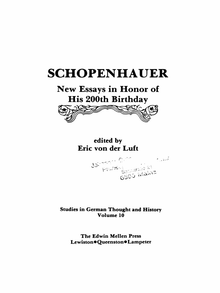 Arthur schopenhauer picture