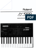 Sequencer Manual Roland JV-1000