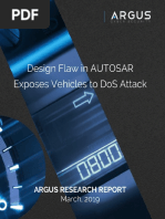 Design Flaw in AUTOSAR Exposes Vehicles To DoS Attack