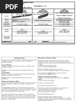 Plano de Aula - Português 6º Ano Maio
