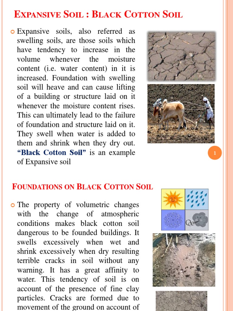 Black Cotton Soil PDF Soil Building Engineering