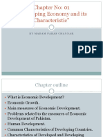 Chapter No: 01 "Developing Economy and Its Characteristic": by Madam Paraschannar